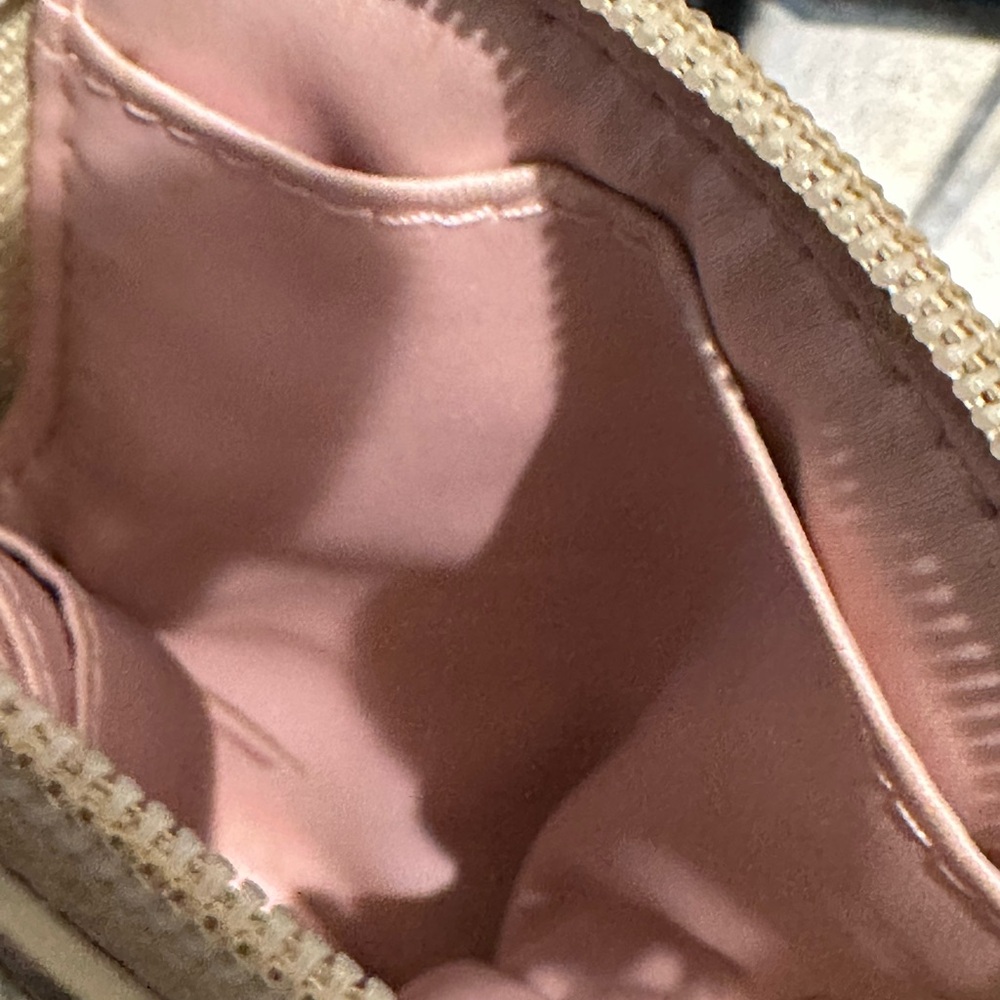 Coach Heritage Star Print Light Brown/Gold Double Handle Tote & Cardholer - Picture 9 of 14